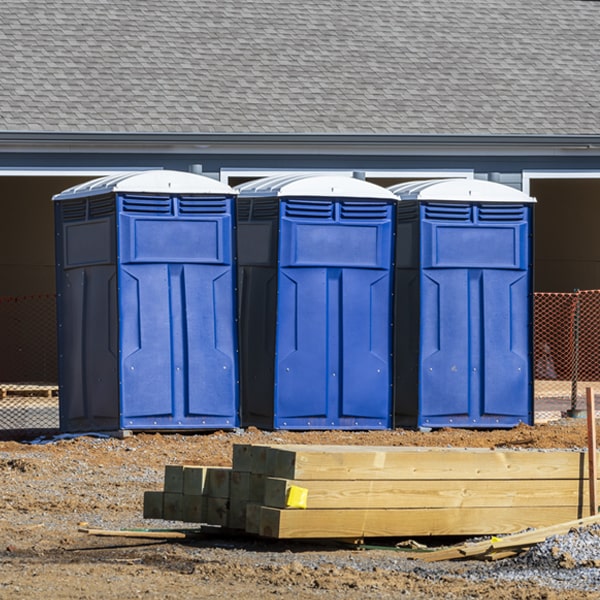 what is the maximum capacity for a single portable restroom in Loris South Carolina